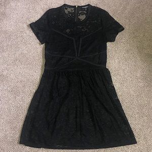 EXPRESS Black Lace Dress